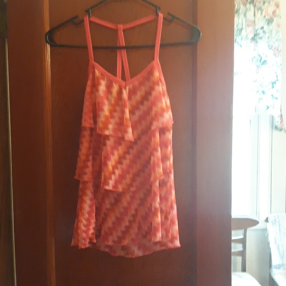 Sleeveless Ruffled Blouse